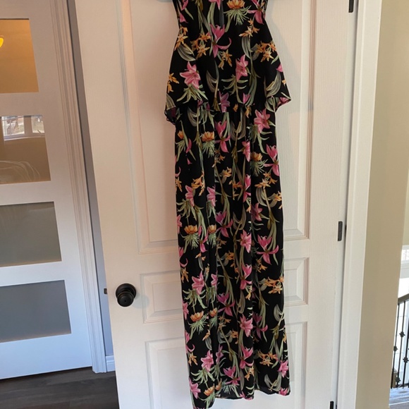 DEX Tropical Black Maxi dress - Picture 2 of 3